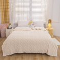 thumbnail image 2 of Super Soft Twin Blanket Lightweight Plush Soft Ice Blanket Breathable Temperature Controlled Air Conditioning Blanket In Summer Suitable for Constant Temperature Blanket In Air Conditioned Room, 2 of 9