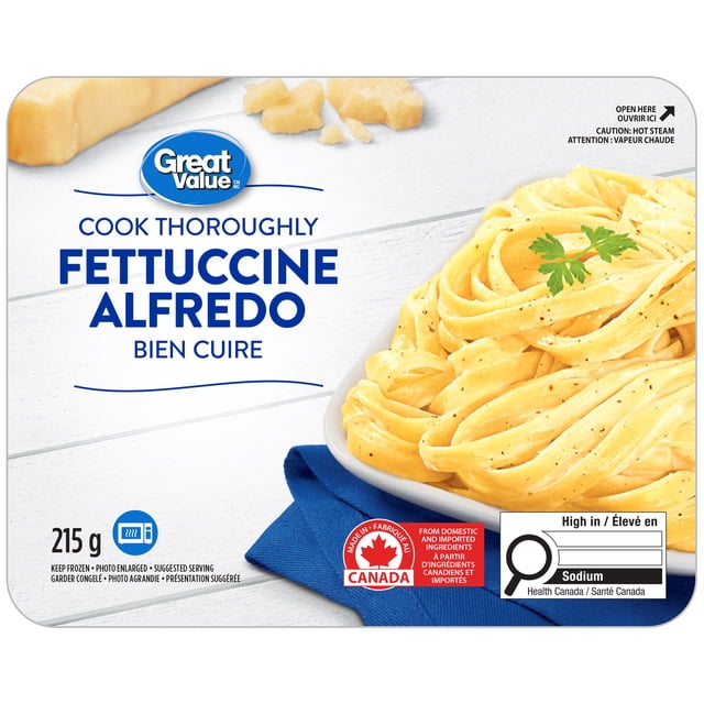 Great Value Fettuccine Alfredo, 215 g