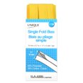 thumbnail image 1 of UNIQUE Single-Fold Bias Tape 13 mm (0.51 in) × 3.7 m (1/2 in × 4 yd) Canary Yellow, 1 of 1