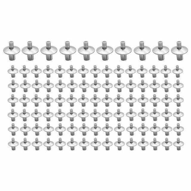 Aluminum Drive Rivets Blind Drive Rivet, Rivets Set for Fixing Metal, Plastic, Wood and Other Materials K8P1