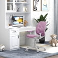 thumbnail image 2 of Costway Kids Desk Chair Swivel Mesh Children Computer Chair with Adjustable Height Purple, 2 of 10
