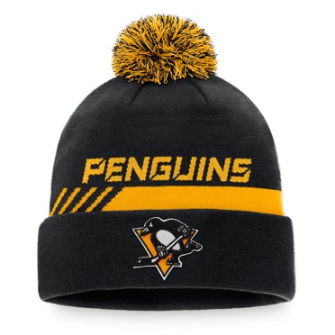 Pittsburgh Penguins Fanatics Authentic Pro Locker Room Beanie Cuff Pom Toque
