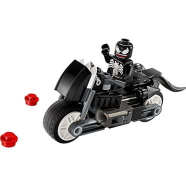 LEGO Marvel Venom Street Bike Building Toy, Motorcycle Toy with Venom Minifigure, 30679