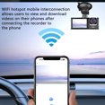 thumbnail image 2 of 3 Channel Dash Cam Front and Rear Inside, 1080P FHD Three Channels Dash Camera for Cars with Super IR Night Vision, WDR, G-Sensor, Loop Recording, Parking Monitor, 2 of 6