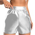 thumbnail image 1 of Clearance Sale 2025 Intimates Ladies Leather Shorts Multi Colored High Waisted Stretch Casual Shorts, 1 of 5