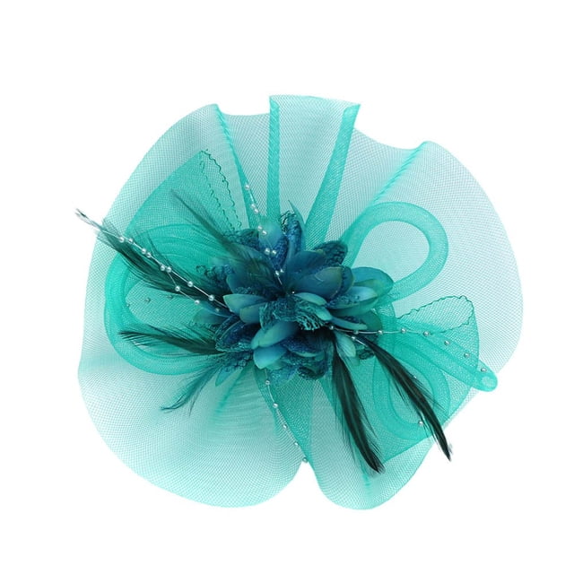 Kcodviy Women Wedding Mesh Hat Racks for Baseball Caps Wall Mount Fascinator Penny Ribbons and Hat Racks for Baseball Caps Hanger Feathers Party