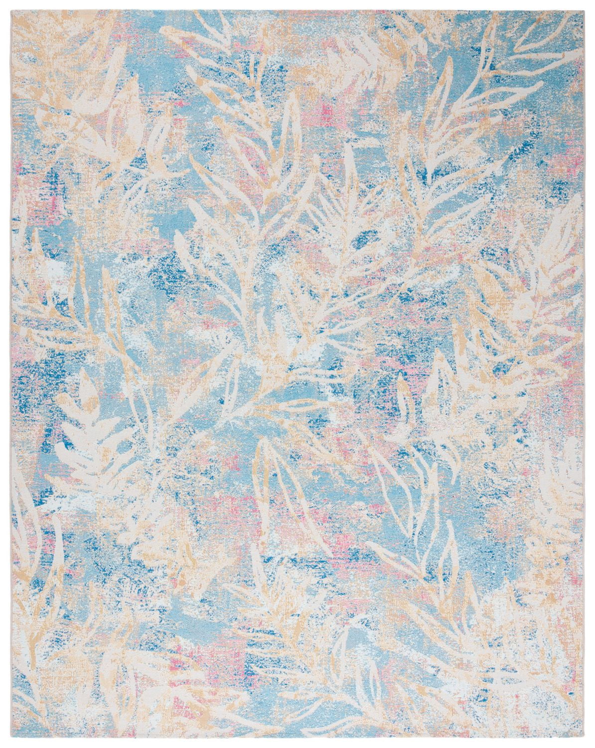 SAFAVIEH Barbados Tobon Tapis Floral Intérieur/Extérieur