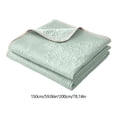 thumbnail image 3 of Ohufall Cooling Comforter Knitted Lightweight Quilt Throw Blanket A Grade Arabesque Pattern Summer Bedding Breathable Gift Quilt For Dormitory, 3 of 3