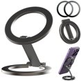 thumbnail image 1 of Magnetic Phone Stand , Compatible with MagSafe Phone Stand Holder for Desk, Multi-functional Foldable, Double-sided Magnetic Cell phone Stand, for iPhone 16 15 14 13 12 Pro Max, 1 of 8
