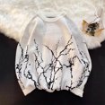 thumbnail image 1 of EGNMCR Chandails pour Hommes Tenue de Couple Mode Manches Longues Col Rond Pull Tricoté, Cadeaux pour Hommes, 1 of 7