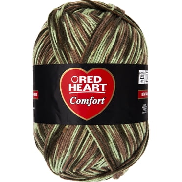 Red Heart® Comfort® Yarn, Prints, Acrylic #4 Medium, 12oz/340g, 649 Yards