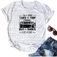 thumbnail image 1 of YourTops la Vie Est Courte T-Shirt Graphique (US S, 1-Marbre), 1 of 2