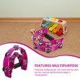thumbnail image 4 of Party Handheld Tambourine Bell Musical Hand Percussion KTV Party Musical Instrument, 4 of 9