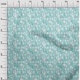 thumbnail image 2 of oneOone Coton Popeline Bleu Ciel Tissu Texture & Triangle Géométrique Robe Tissu Tissu Imprimé par la Cour 42 Pouces de Large, 2 of 4