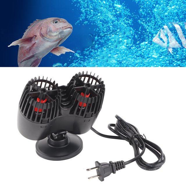Pompe à Vagues pour Aquarium, Pompe de Circulation à Tête Motorisée pour Vagues d'Aquarium, Pompe à Tête Rotative à 360 Degrés