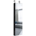 thumbnail image 2 of Costway Mirrored Jewelry Cabinet Jewelry Organizer w/2 LED Lights Black, 2 of 9