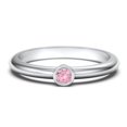thumbnail image 1 of Classic Bezel Set Birthstone Ring - Pink Tourmaline (October), 1 of 4