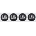 thumbnail image 2 of Black January Months of the Year Circle Stickers, 0.75 Inch Round, 500 Labels on a Roll, 2 of 2