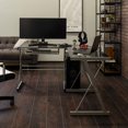 thumbnail image 4 of Bureau de Jeu d'Angle en Forme de L avec Plateau pour Clavier d'Ordinateur, 4 of 7