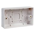 thumbnail image 1 of BG - 2-Gang Surface Box, 32mm (D) White, 1 of 1