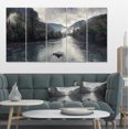 thumbnail image 1 of Design Art - Mountain River with Fog and Rain, 1 of 3