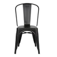 thumbnail image 2 of Chaise de salle à manger Tolix Roch en métal, ensemble de 4 chaises en métal, 2 of 3