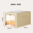 thumbnail image 2 of Clothes Stackable Storage Bins Visible Organizer Storage Containers for Comforters Bedding and Toys, 2 of 2