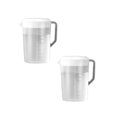 thumbnail image 1 of Oleegame 2PC Blue Juice Plastic Pitcher With Lid Large Capacity Cold Water Kettle For Juice Milk Tea Iced Coffee And Homemade Beverage, 1 of 9