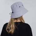 thumbnail image 4 of Women Sun Hat Wide Brim Protection Beach Hat Adjustable Bucket Hat Summer Hats, 4 of 4