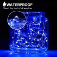 thumbnail image 4 of USB LED Light String Home Office Garden Waterproof Remote Control Timer Lamp String 20m 200LEDs Blue, 4 of 7