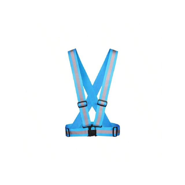 1pc Reflective Elastic Shoulder Strap, Unisex, High Stretch And High Reflection, Suitable For Cycling, Running, Outdoor Activities Protective Gear