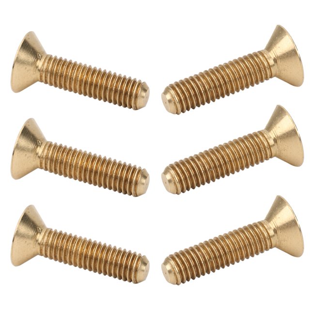 Flat Hex Screw 50Pcs Hex Socket Flat Head Screw, M3 Pure Copper Countersunk Head Industrial Hardware Tool for Home Decoration Woodworking, Rivet Nuts