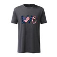 thumbnail image 1 of RKSTN Chemises pour Hommes Manches Courtes Saint-Valentin Manches Courtes Impression Drapeau Col Rond Chandail T-Shirt Blouse Chemises Hawaïennes pour Hommes, 1 of 2