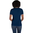 thumbnail image 2 of Hanes Cool DRI T-Shirt Femme, TG, Marine, 2 of 3