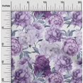 thumbnail image 2 of oneOone Velvet Purple Fabric Floral Craft Projects Decor Fabric Printed By The Yard 58 Inch Wide-0K, 2 of 4
