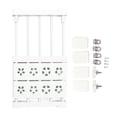 thumbnail image 2 of Expandable Closet Tension Shelf Cabinet Organizer Shoe Cabinet Divider Wardrobe Flower Partition Separation Storage Rack White Retractable Garden Flower 24Cm Shoe, 2 of 8