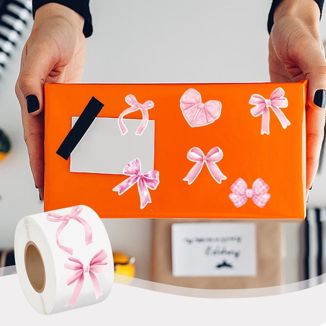 Wzzjkit Home Decor Bow Closure Tape Stickers Are Suitable for Diary Scrapbook Decoration Material Stickers