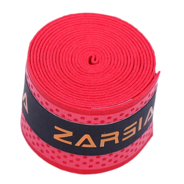 S SERENABLE Ruban de Poignée Antidérapant pour Prise de Raquette de Badminton pour Pickleball Squash Racquetball Rouge