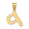 thumbnail image 3 of Diamond2Deal 14K Yellow Gold Bubble Letter P Initial Pendant for Women, 3 of 6