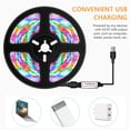 thumbnail image 4 of Amdohai USB Dimmable RGB Colorful LEDs Strips Light with IR Remote, 4 of 7