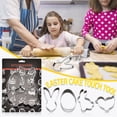 thumbnail image 2 of Easter Egg Cookie Cutter,Stainless Steel Bunny Chick Shape Cake Dessert Cutter 4-Piece Set,Food Safe for Dough Fondant Bread Cheese,Easter Bunny Cookie Cutter, 2 of 9