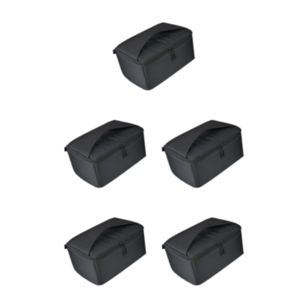 Wweixi Heavy-Duty Fishing Reel Bag Storage Pouch Protective Carrying Case for Drum and Raft Reels XL 5Set