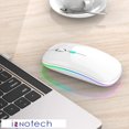 thumbnail image 3 of Bluetooth Rechargeable wireless Mouse for MacBook pro MacBook Air Mac Laptop Chromebook Windows Notebook MacBook HP PC DELL, 3 of 10