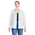 thumbnail image 1 of George Women's Oversized Poplin Shirt, 1 of 6