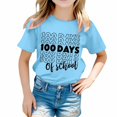 thumbnail image 1 of TZEWGL Chemise Décontractée pour Enfant Mignonne Imprimée Graphique Col Rond Manches Courtes Vêtements pour Filles Garçons Taille 3-4T, 1 of 4