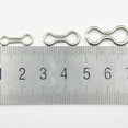thumbnail image 1 of Becaristey 100pack/lot Wide Applications Sinkers Wire Eye For Versatile Tackle Setup Gold, 1 of 6