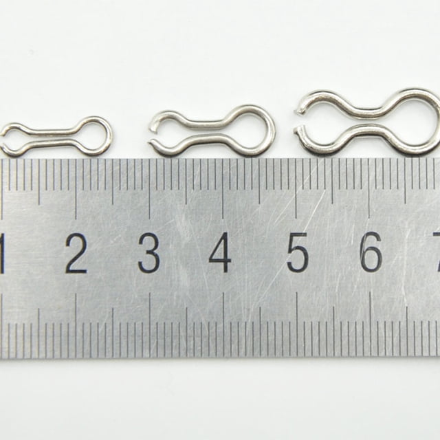 Becaristey 100pack/lot Wide Applications Sinkers Wire Eye For Versatile Tackle Setup Gold