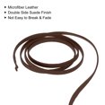 thumbnail image 4 of Unique Bargains 49.21 Yards 5mm Flat Suede Cord Leather String for DIY Crafts Dark Coffee 1 Roll, 4 of 4