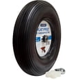 thumbnail image 1 of Hi-Run 13" Ribbed Flat Free 4.00-6 Wheelbarrow Tire & Wheel Assembly with 5/8" Bushing Pre-Mounted, 1 of 5