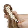 thumbnail image 4 of 12” Adjustable Messy Style Ponytail Hair Extension With Jaw Claw Synthetic Hairpiece, 4 of 6